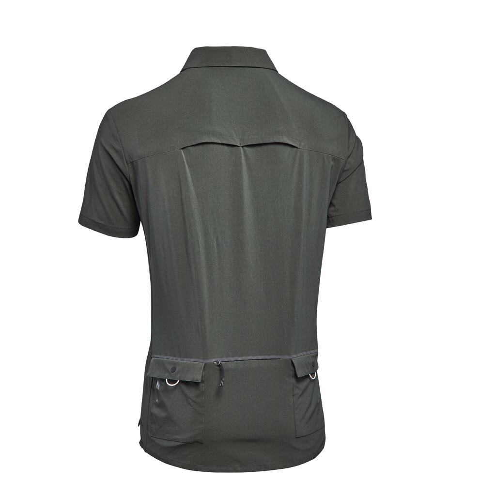 Gravel unisex cycling short-sleeved shirt, for travel and bikepacking