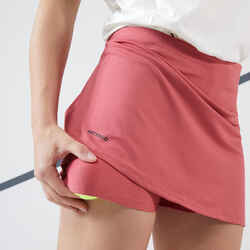 Women's Tennis Quick-Dry Skirt Essential 100 - Pink