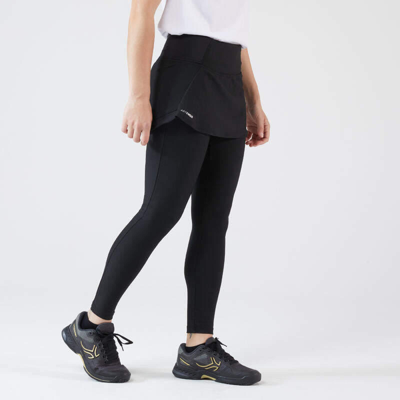 Women's Tennis Hip Ball Skirt + Leggings Dry - Black