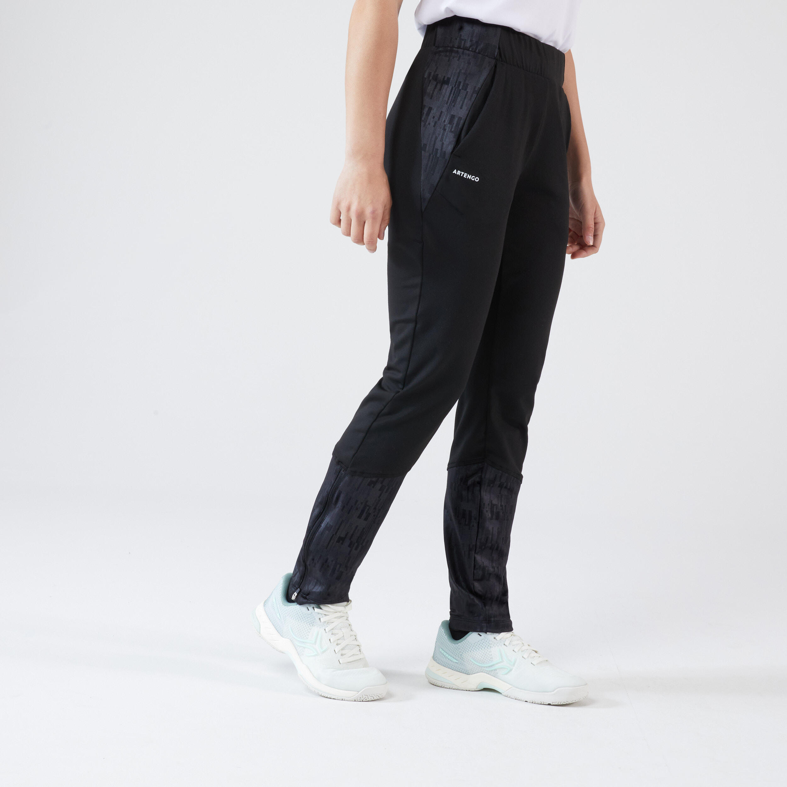 Women's Dry Thermal Tennis Bottoms TH 500 - Black 5/6