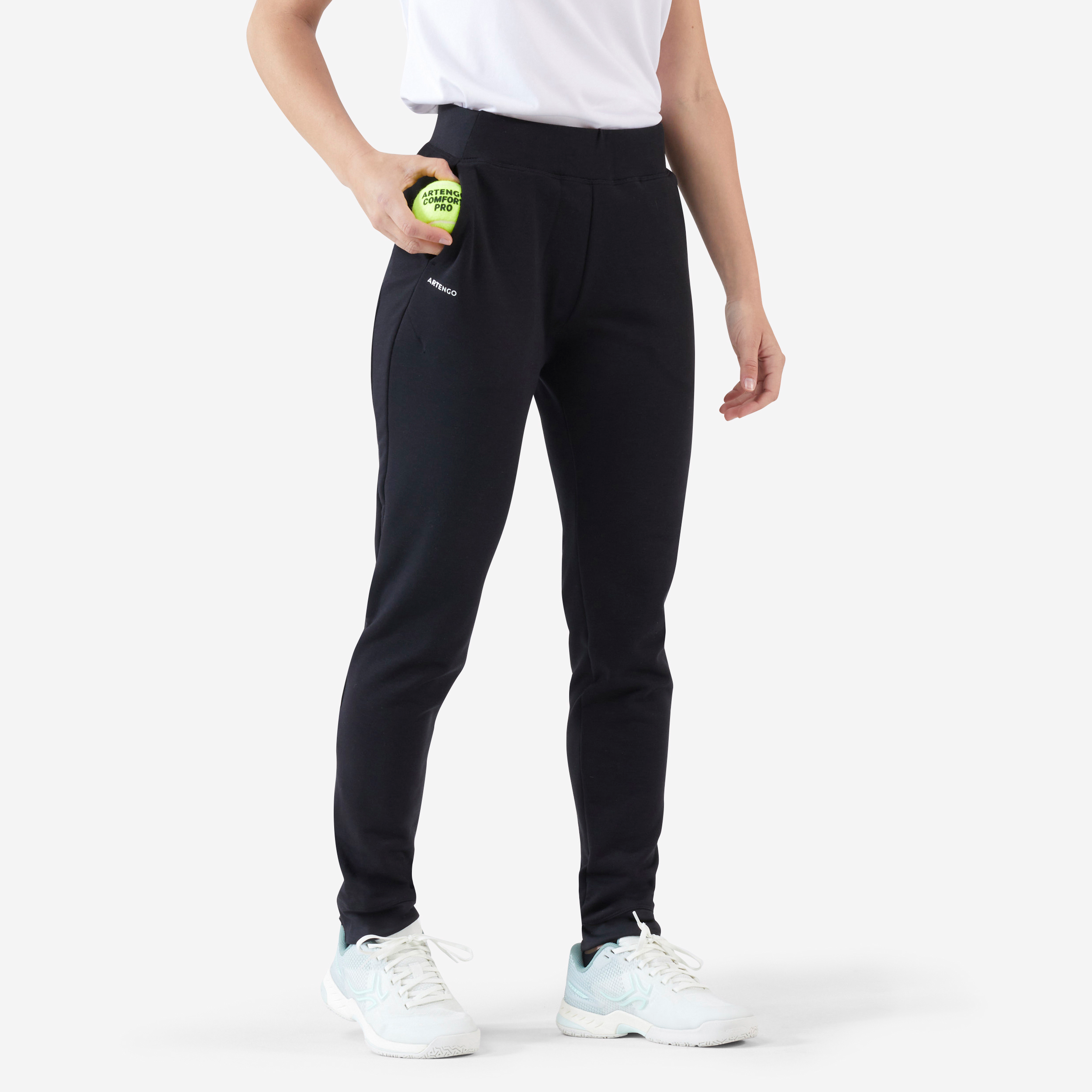 Pantalon tennis dry soft femme - dry 900 noir - Tennis - Artengo- Clubs - Entreprises - Collectivités - Associations