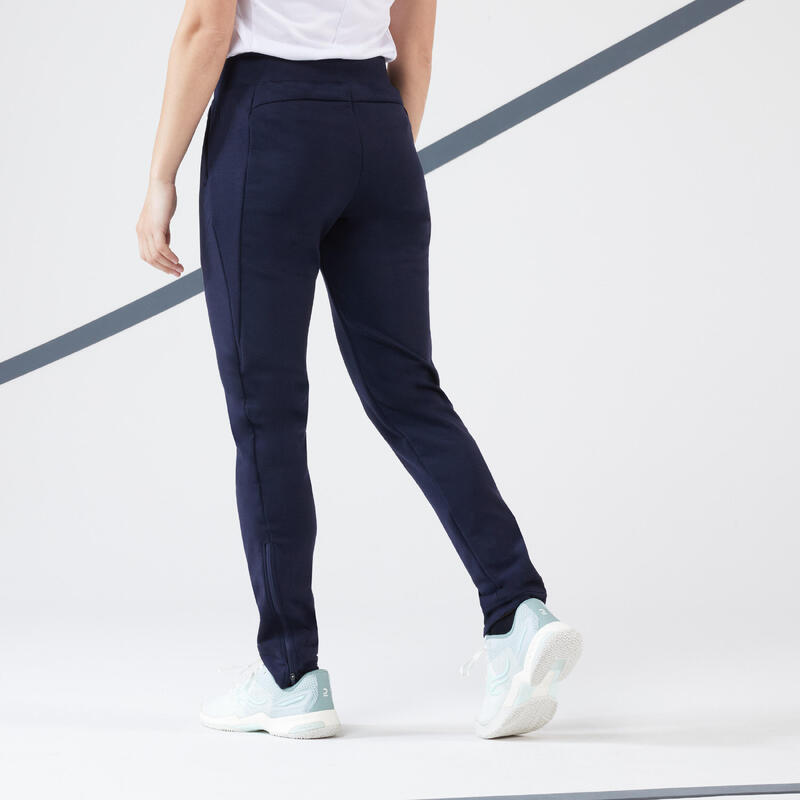 Pantalon Tenis Dry Soft 900 Bleumarin Damă 