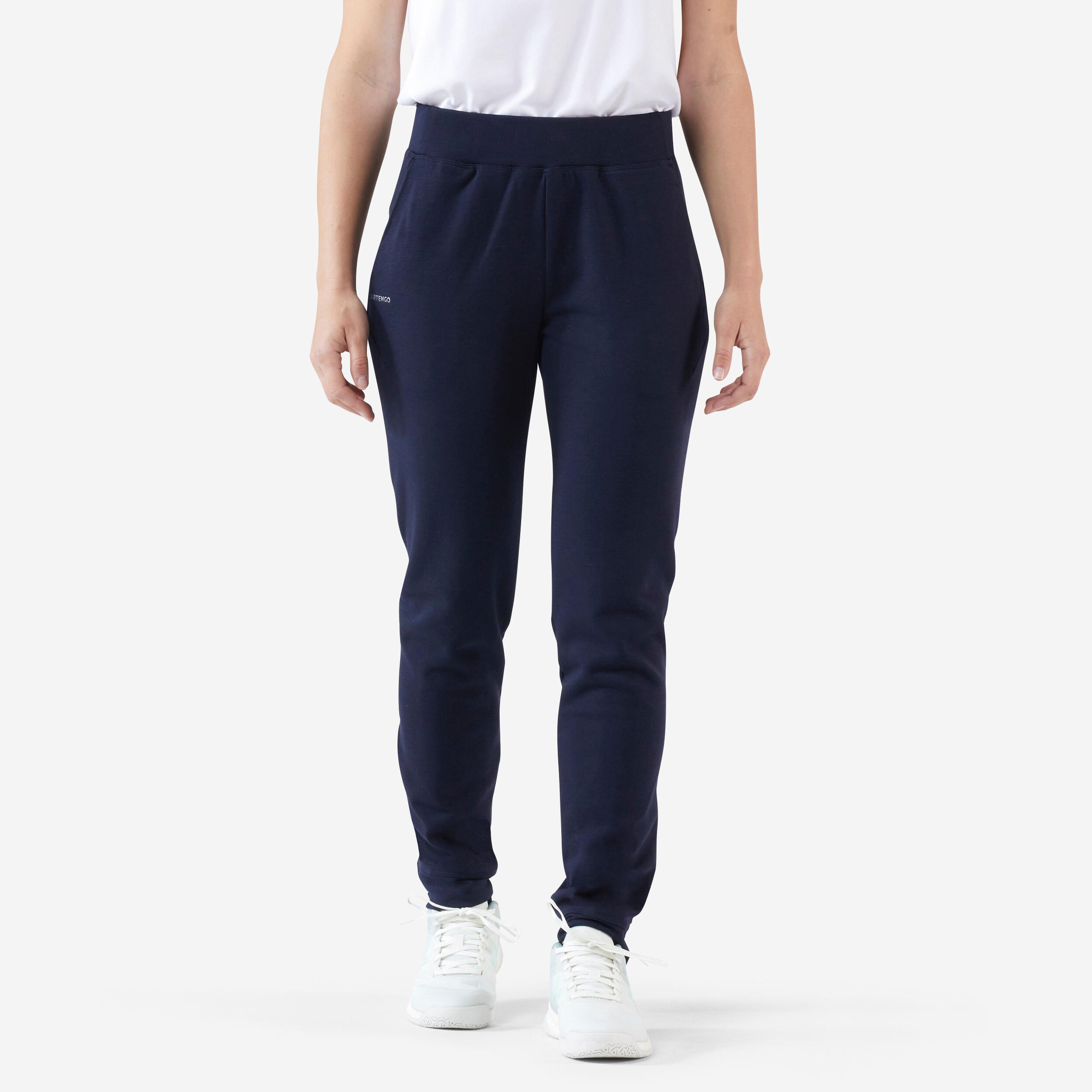 Women's dry soft tennis pants - Dry 900 navy