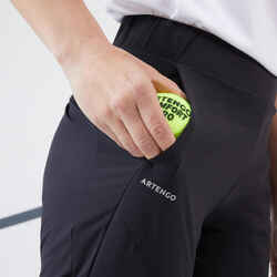 Γυναικείο ελαφρύ παντελόνι τένις Light 500 - Μαύρο