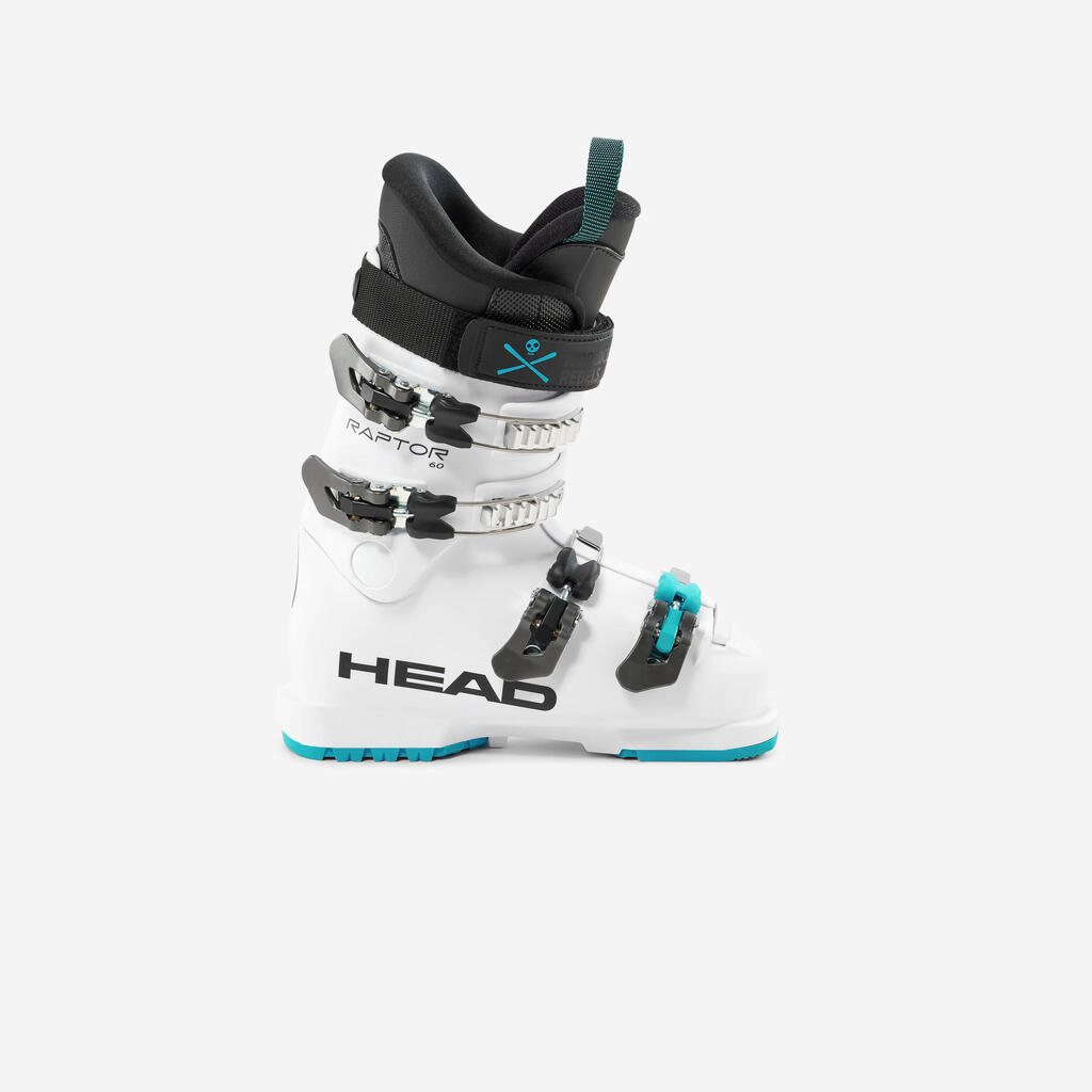 CHILDREN'S SKI BOOTS - HEAD RAPTOR 60 - WHITE