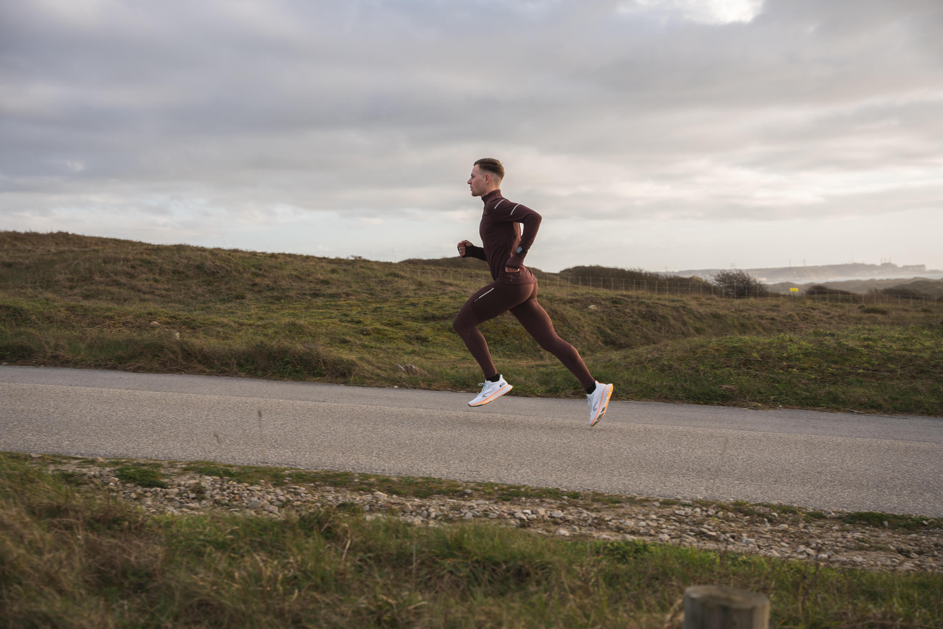 KIPRUN TS LS KIPRUN WARM REG BROWN AW23