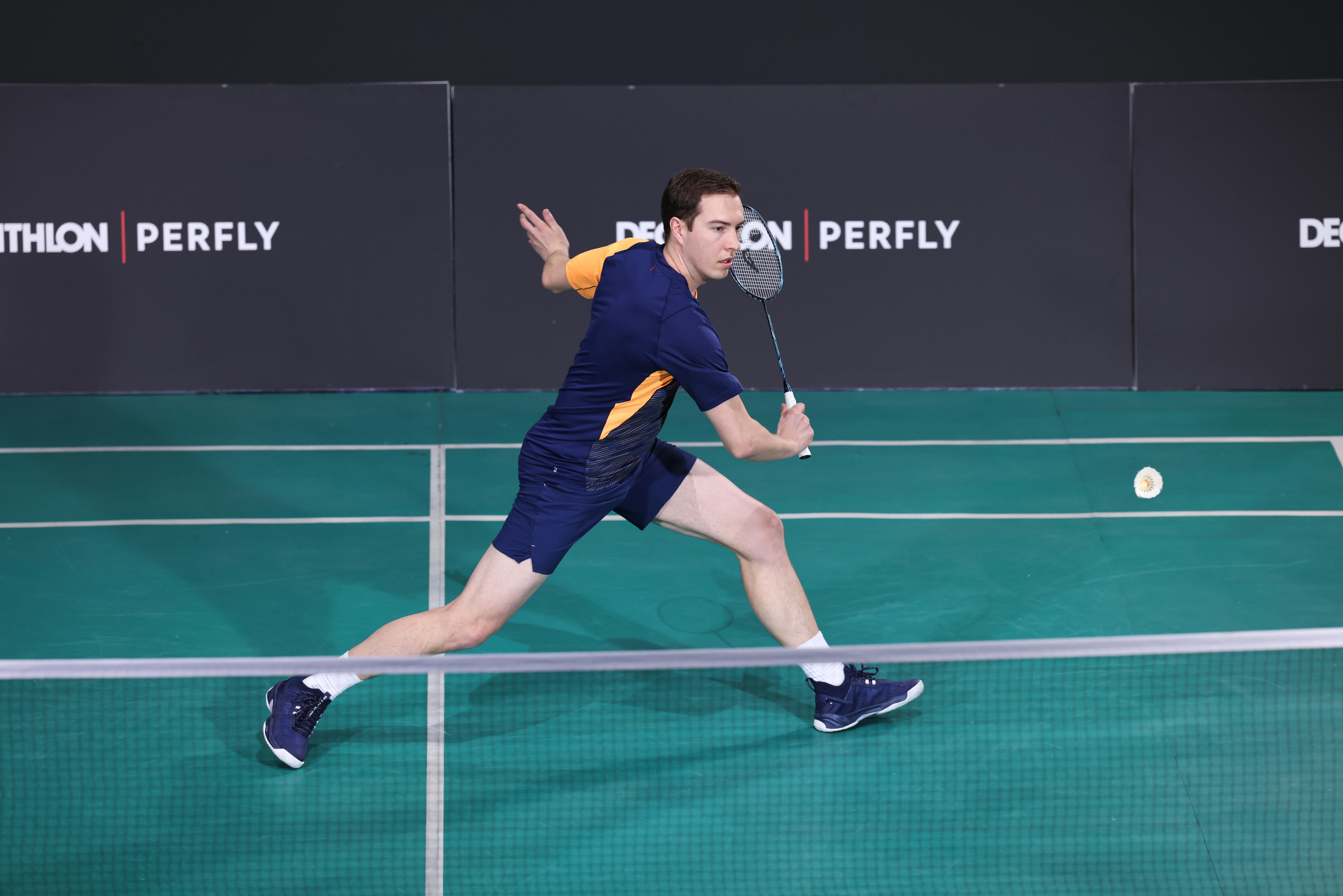 Men's Badminton Shoes - BS Perform 990 Pro Blue - PERFLY