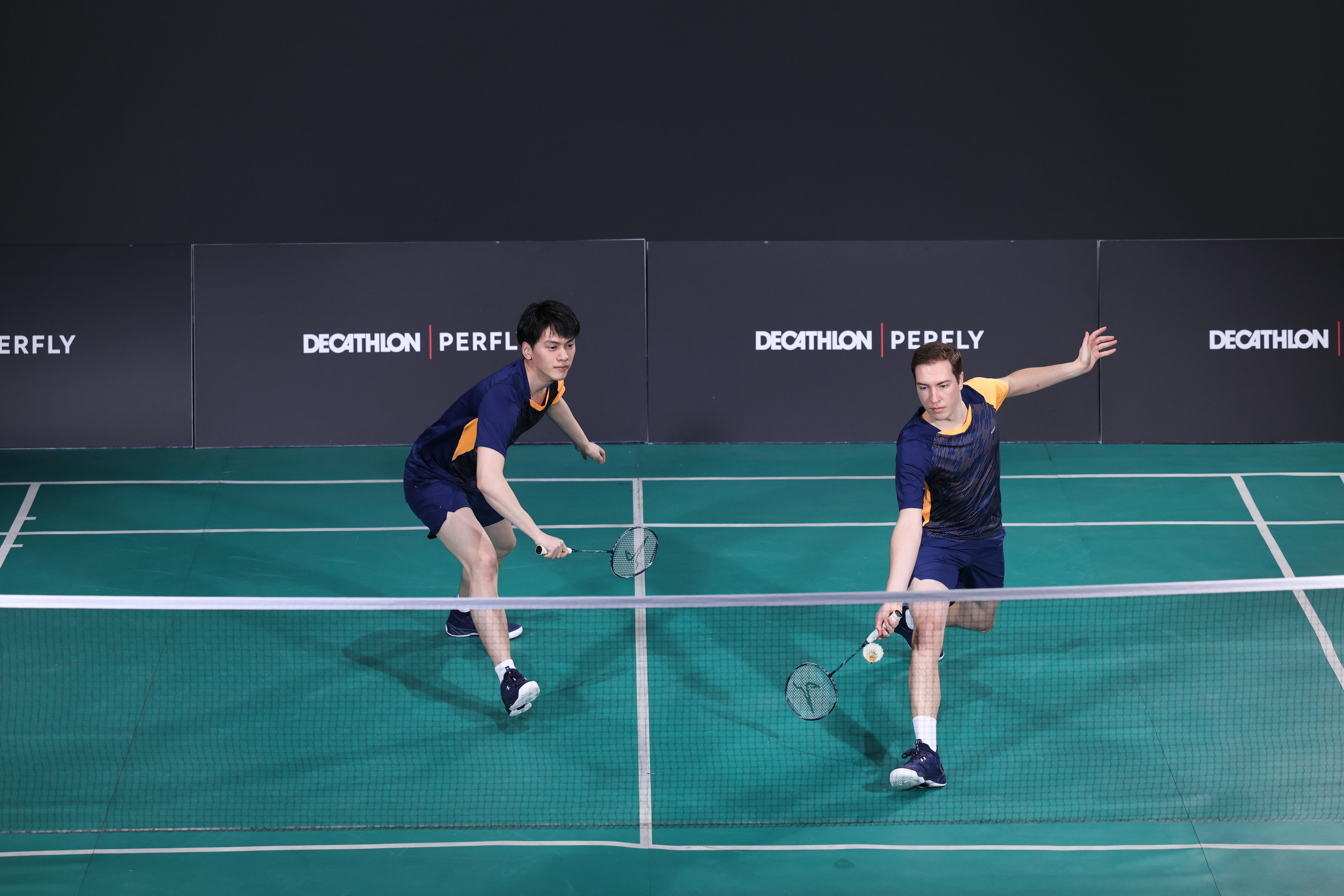 Men's Badminton Shoes - BS Perform 990 Pro Blue - PERFLY