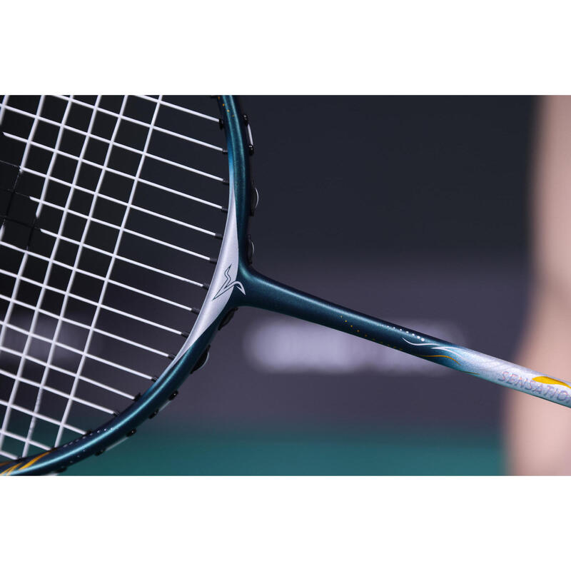 BADMINTONRACKET VOOR VOLWASSENEN BR 990 SENSATION GROEN