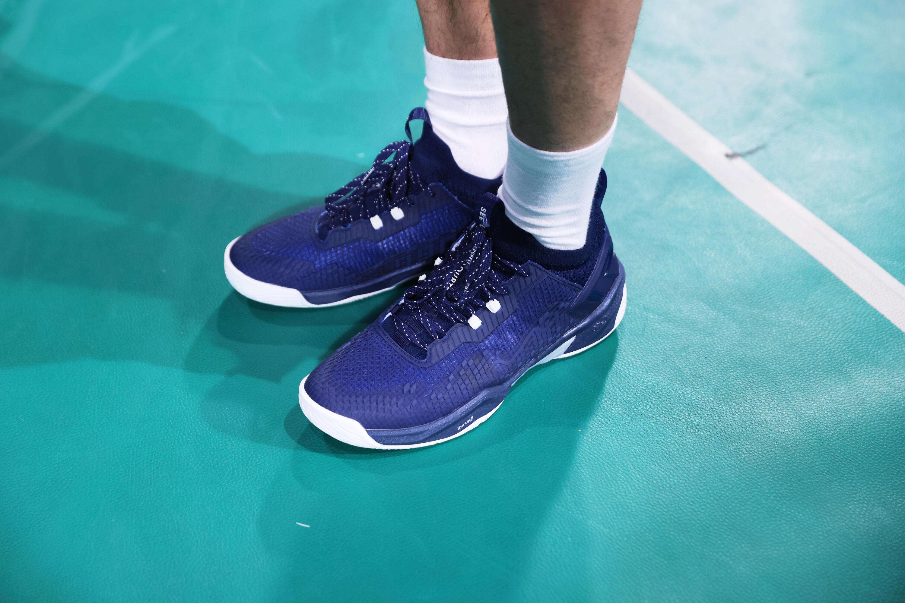 Chaussures de Badminton pour Homme BS Perform 990 Pro - Bleu Marine 15/36