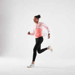 Γυναικείο Αντιανεμικό Μπουφάν για τρέξιμο KIPRUN WIND - Λευκό