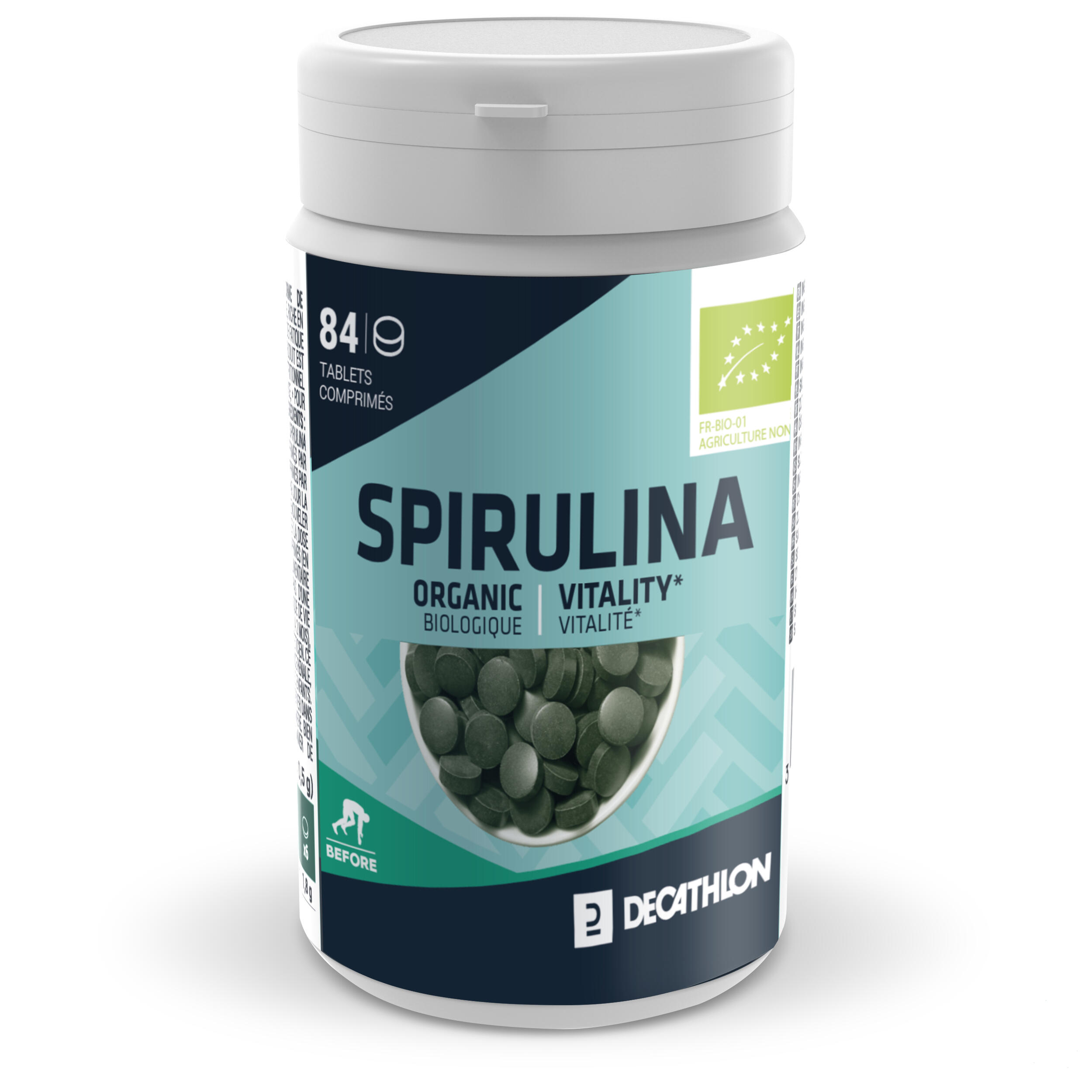 Tabletter Spirulina Eko För En Kur På 3 Veckor 84 x 0,5 g