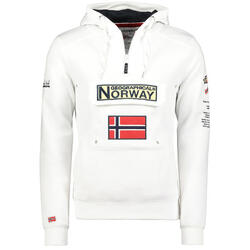 Sudadera de montaña y trekking con capucha Mujer Geographical Norway Gymclass