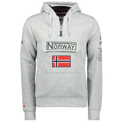 Sudadera de montaña y trekking con capucha Hombre Geographical Norway Gymclass