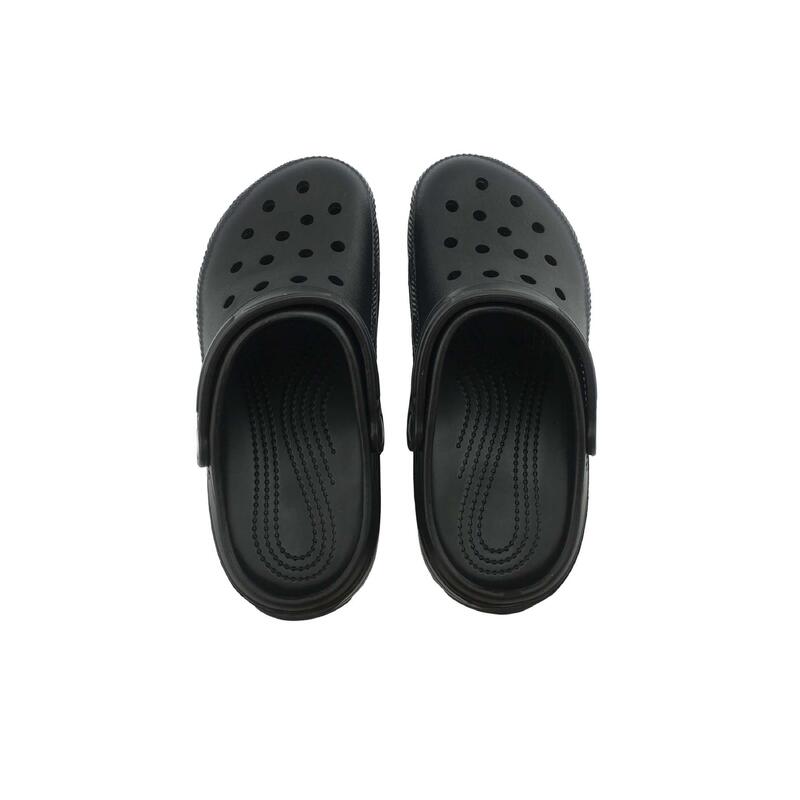 Zueco playa negro hombre