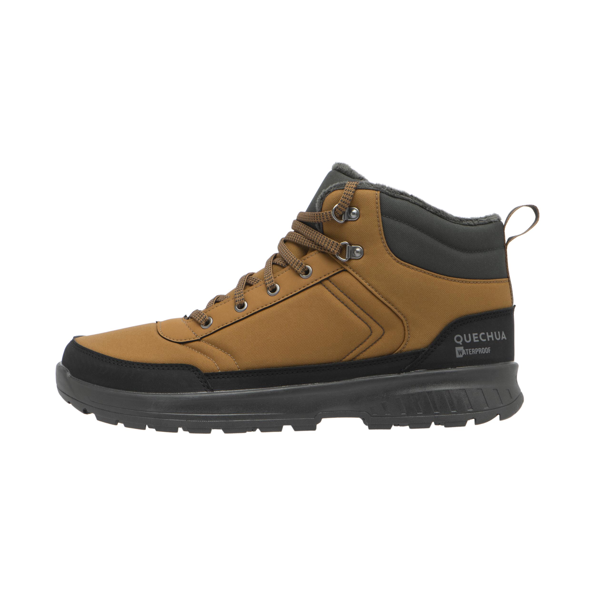 Men's Waterproof Snow Boots SH100 Brown 2/8