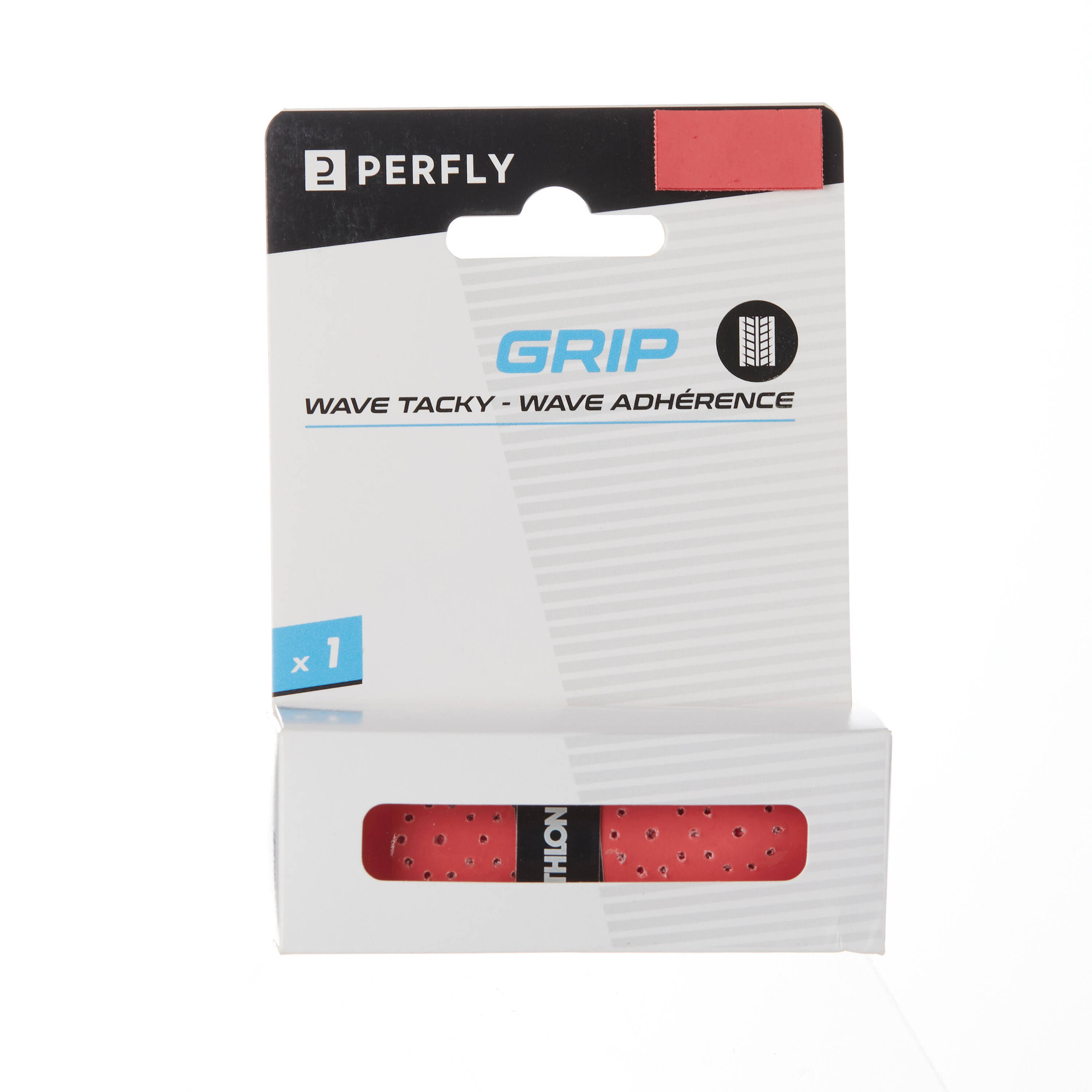 BADMINTON WAVE GRIP X 1 RED -  2