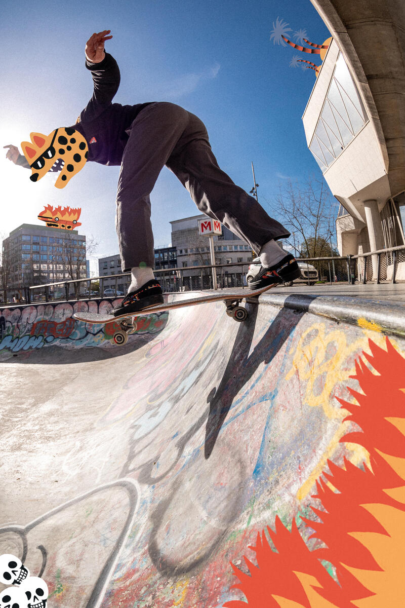 Réunir le surf et le skate dans une collection onirique