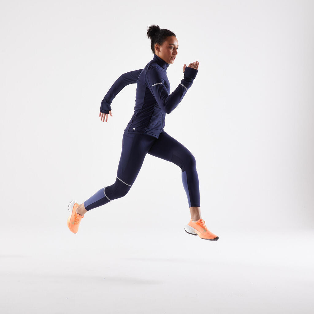 WOMEN'S KIPRUN WARM JACKET - BLUE 