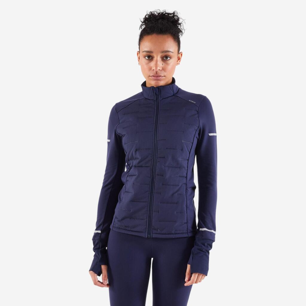 WOMEN'S KIPRUN WARM JACKET - BLUE 