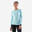 Laufshirt langarm Damen atmungsaktiv - Skincare Light hellblau 