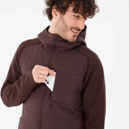 Men’s Hiking Hooded Sweatshirt - NH500 Hybrid