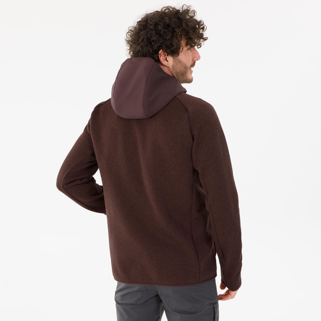 Men’s Hiking Hooded Sweatshirt - NH500 Hybrid