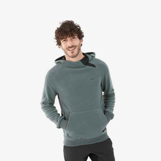 
      Fleecepullover Herren Hoodie Bergwandern - MH100 grün
  