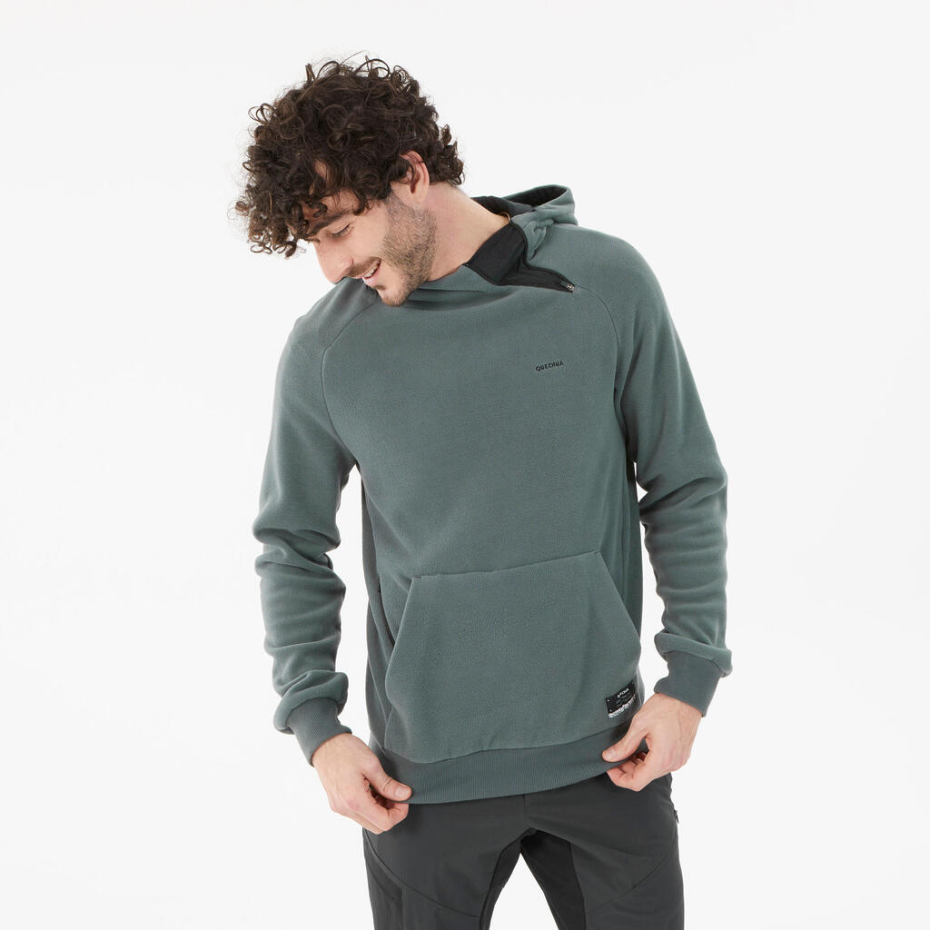 M Fleece Hooded Sweatshirt MH100 Green