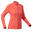 Fleece jas voor wandelen dames MH120 oranje