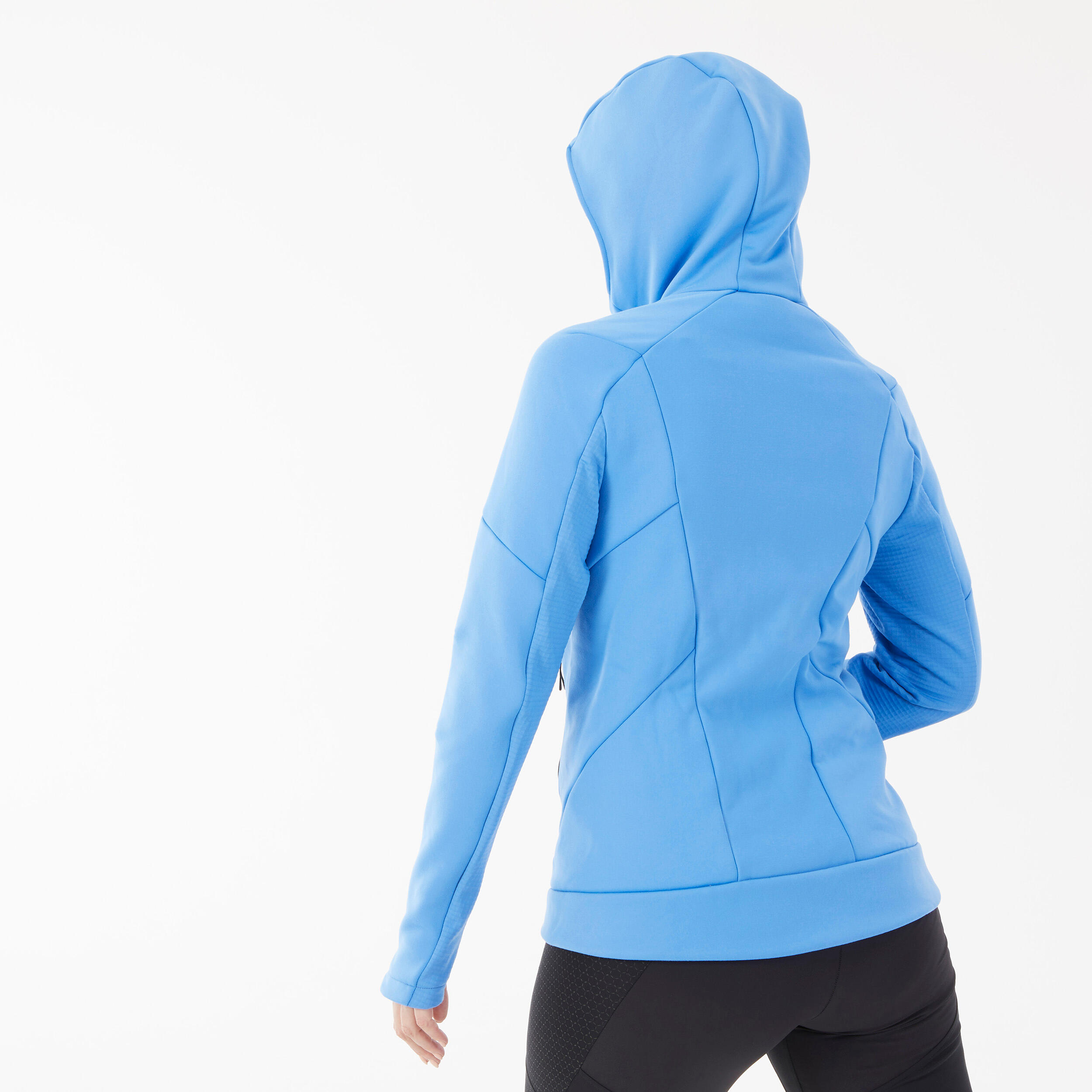 Women’s Hiking Fleece Jacket - MH520 Hood 4/6