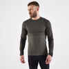 MEN'S CARE BREATHABLE LONG-SLEEVED RUNNING T-SHIRT - KHAKI