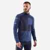 Laufjacke Herren Winter warm - schieferblau 
