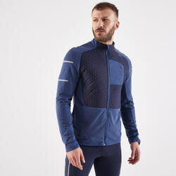 Veste chaude de running Homme - KIPRUN Run 900 Warm Bleu abysse