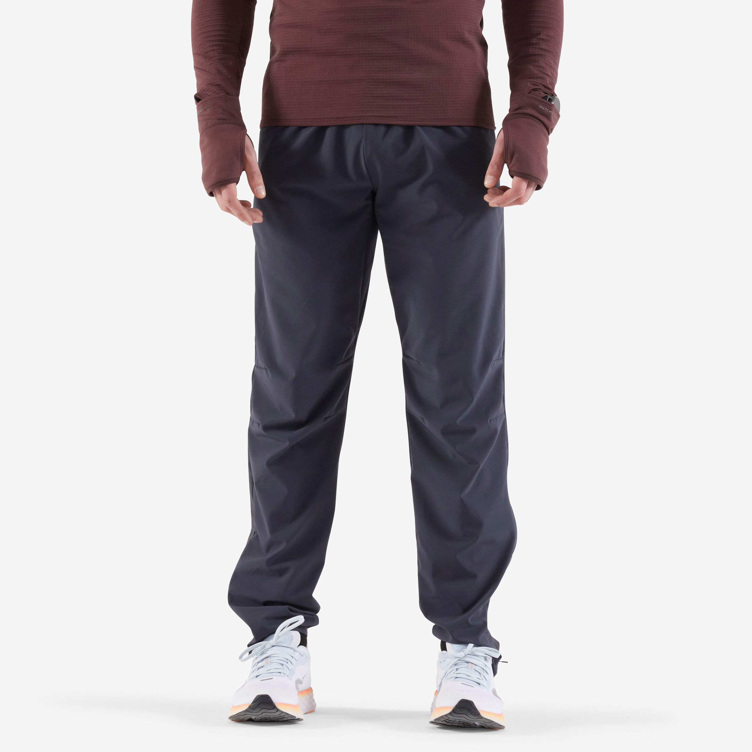 Pantalon running respirant Homme - KIPRUN gris