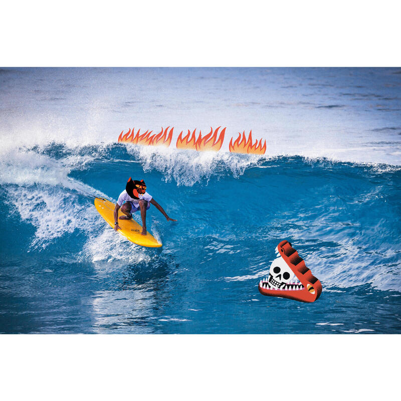 Boardshorts Surfen 500 19" Lusnia