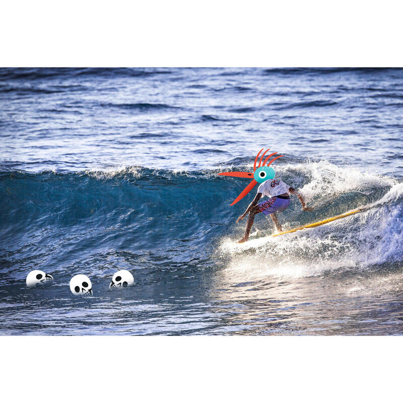 Boardshorts Surfen 500 19" Lusnia