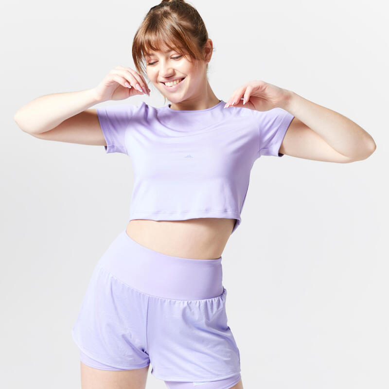 T-Shirt Damen - 120 violett