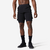Short de fitness 2 en 1 collection respirant poche zippée homme - noir