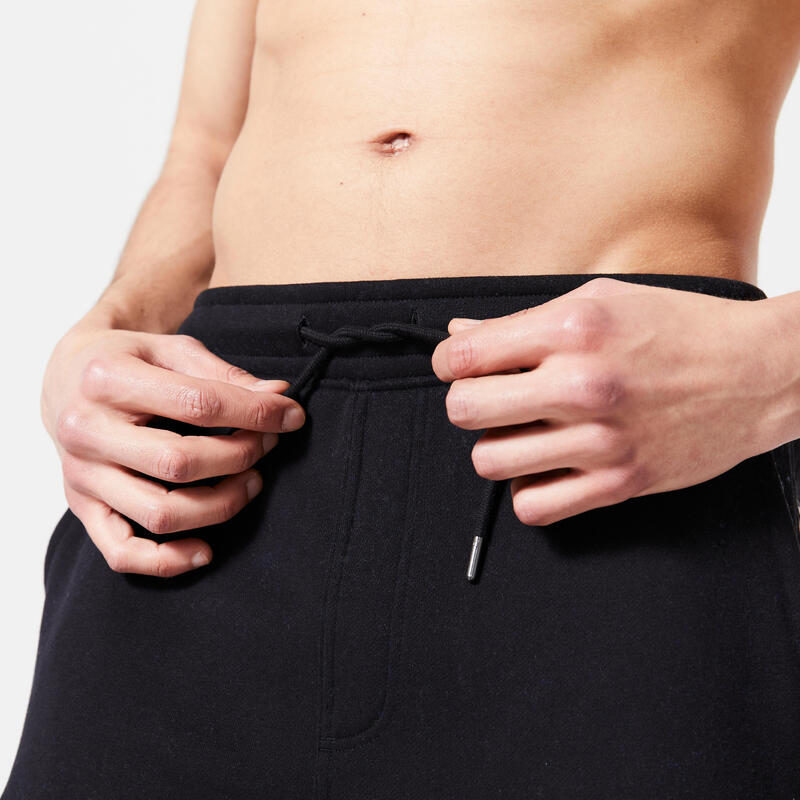 Pantalon jogging Fitness homme - 520 Noir