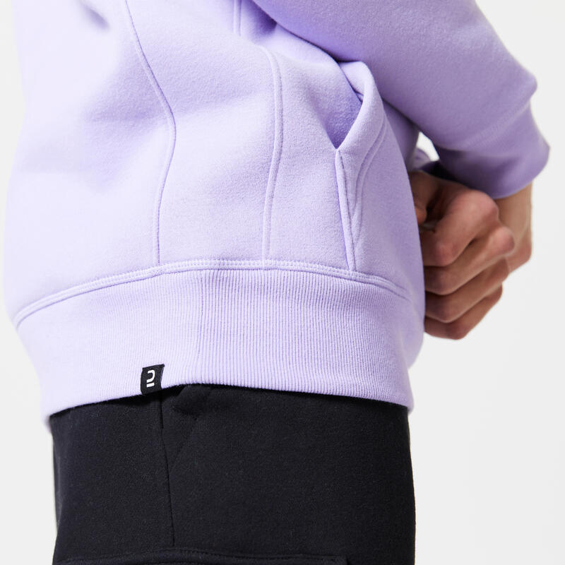 Sweat à capuche Fitness Homme - 520 Violet