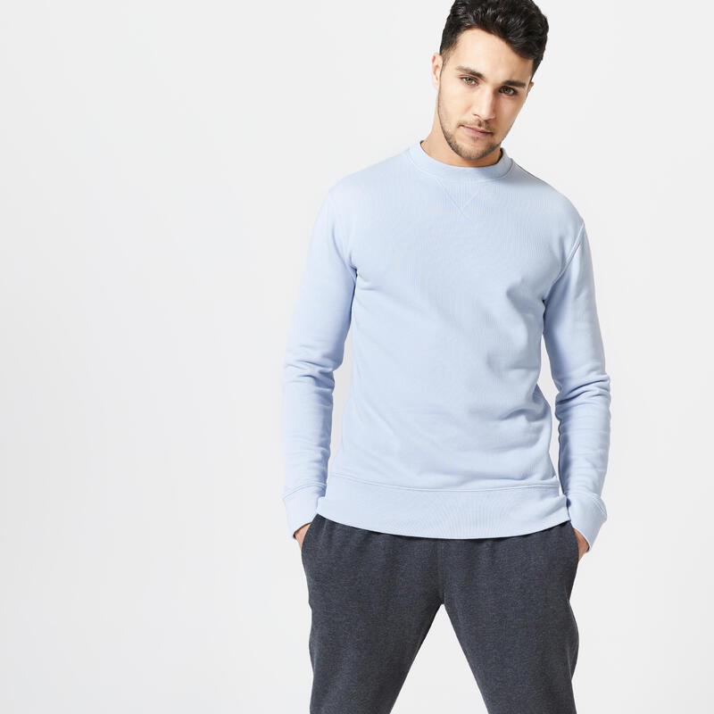 Sweat Crew Fitness Homme - 500 Essentials gris