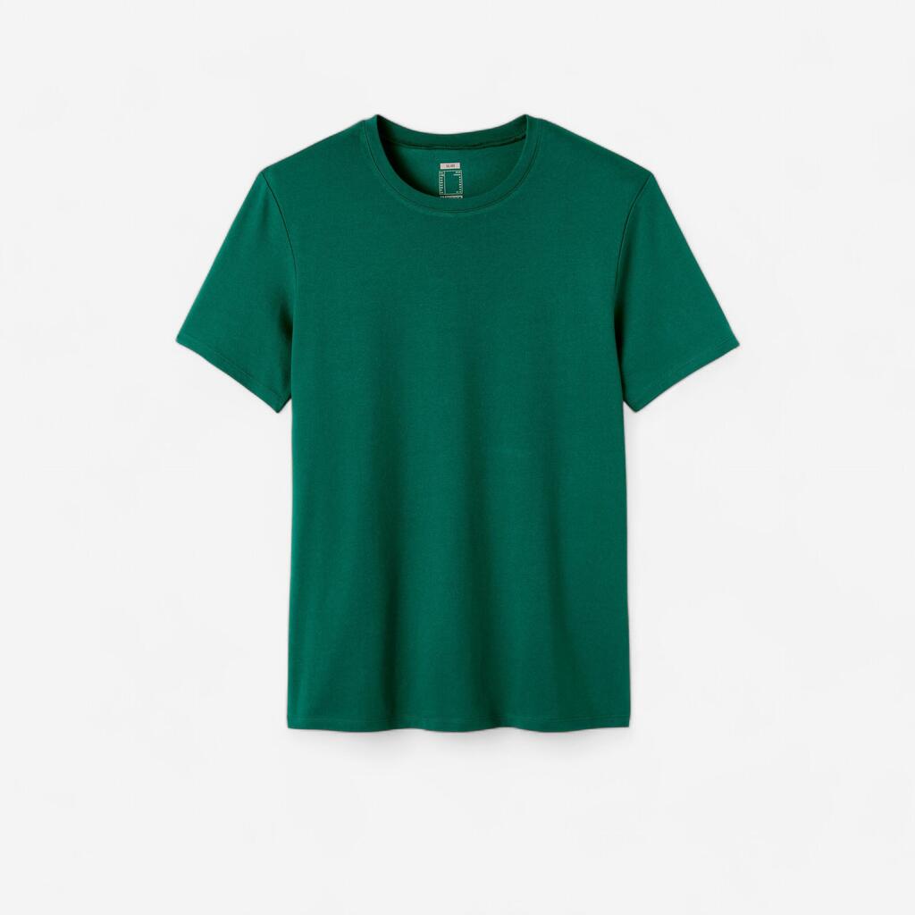 T-shirt Slim fitness homme - 500 vert cyprès