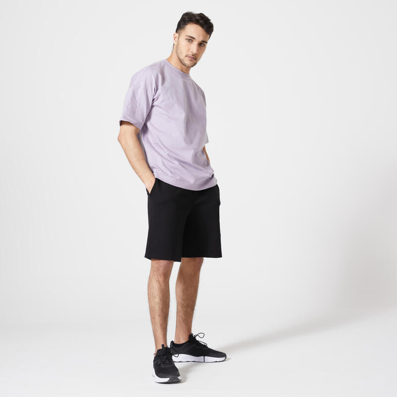 T-shirt Loose Fitness Homme - 520 violet