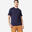 Men's Regular-Fit T-Shirt 500 Essentials - Blue/Black
