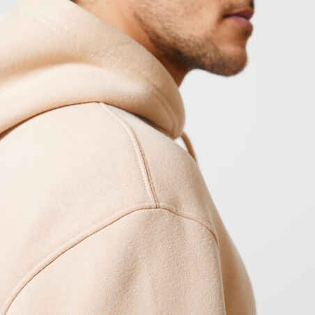 Men's Fitness Hoodie 520 - Beige