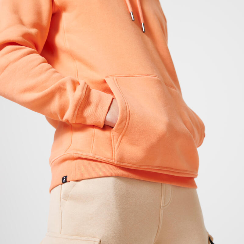 Sweat à capuche Fitness Homme - 520 Orange