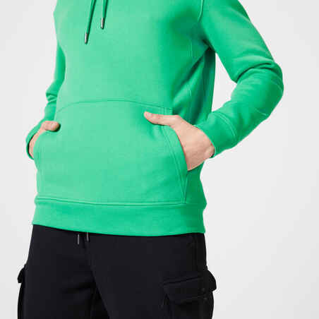 Vyriškas kūno rengybos džemperis su gobtuvu „520“, žalias