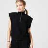 Women's 1/2 Zip Fitness Sweatshirt 520 - Black
