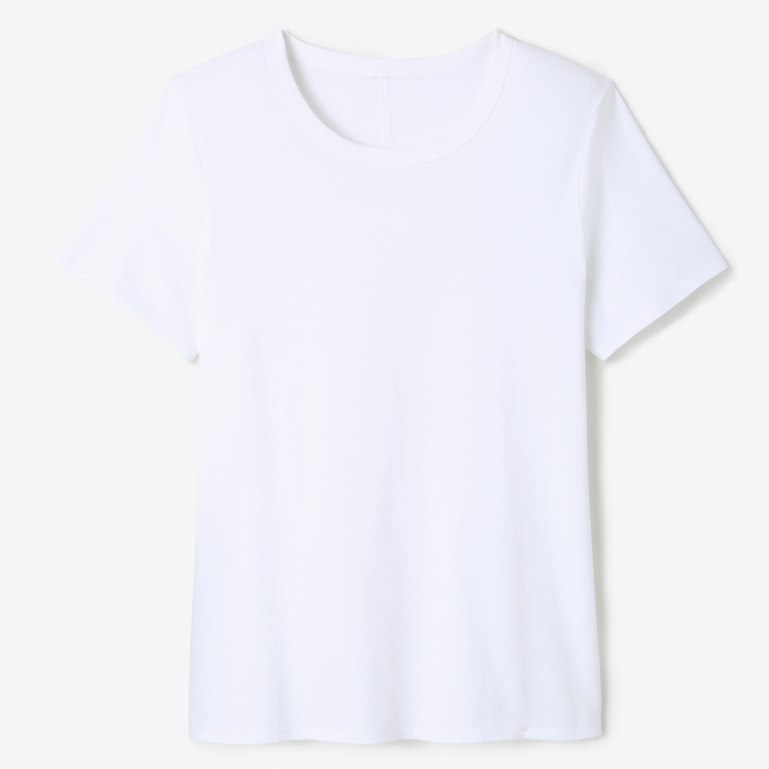 Women's Fitness T-Shirt 100 - Glacier White 5/5